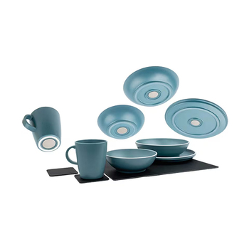 Silwy DOLOMIT Magnet-Geschirrset aus Kunststoff