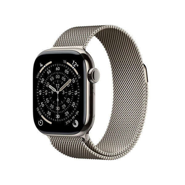 Apple Watch Series 11 GPS+Cellular Titan 42mm − Milanaise ArmbandBild