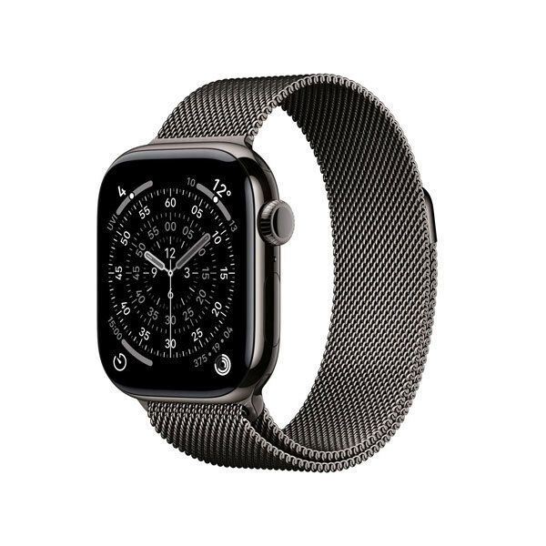 Apple Watch Series 11 GPS+Cellular Titan 42mm − Milanaise ArmbandBild