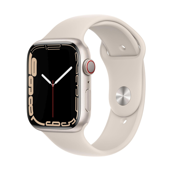 Apple Watch Series 7 GPS+Cellular Aluminum 45mm − SportarmbandBild