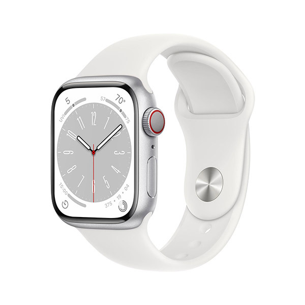 Apple Watch Series 8 GPS+Cellular Aluminum 41mm − SportarmbandBild