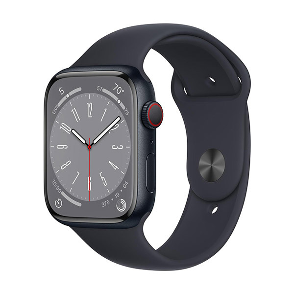 Apple Watch Series 8 GPS+Cellular Aluminum 45mm − SportarmbandBild