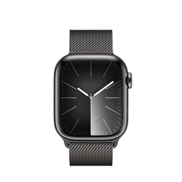 Apple Watch Series 9 GPS+Cellular Edelstahl 41mm – Milanaise ArmbandBild